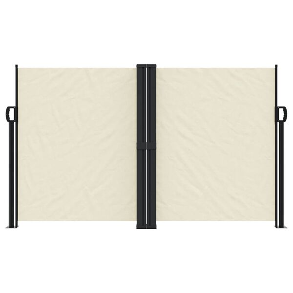 vidaXL Copertină laterală retractabilă, crem, 140x600 cm