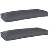 vidaXL Set de perne pentru palet 2 buc. Material Oxford Antracit