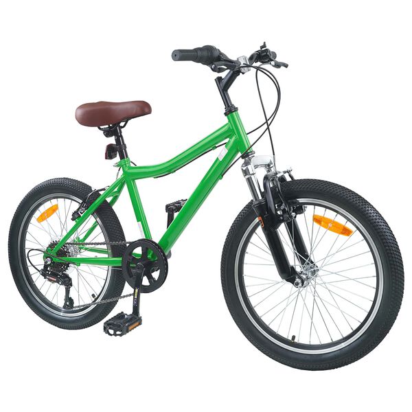 vidaXL Bicicletă pentru Copii 20 Inci 6-Speed pentru 6-11 ani Verde
