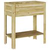 vidaXL Vază &Icirc;nalta Maro 85,5 x 46,5 x 96 cm Lemn de pin tratat