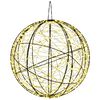 vidaXL Lumină decorativă de Crăciun 750 LED-uri Alb cald &Oslash; 50 x 52 cm