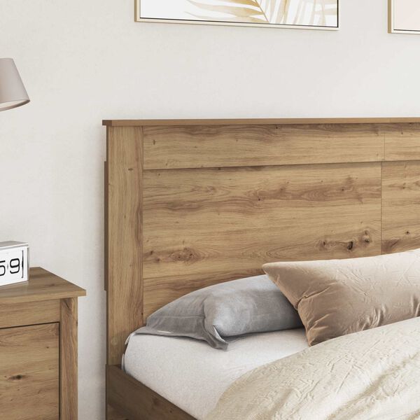 vidaXL Tăblie cap cu headboard Stejar Artizanal 180 cm Lemn compozit