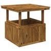 vidaXL natural 80,5 x 80 x 75/44,5 cm