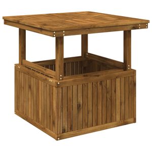 vidaXL natural 80,5 x 80 x 75/44,5 cm