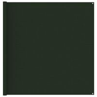 vidaXL Covor pentru cort, verde închis, 200x400 cm