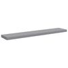 vidaXL Rafturi de perete suspendate, 4 buc., gri, 120x23,5x3,8 cm, MDF
