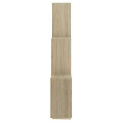 vidaXL Raft de perete cub, stejar Sonoma, 78x15x93 cm, PAL
