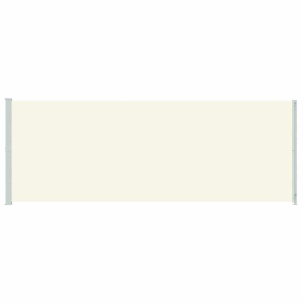 vidaXL Copertină laterală retractabilă de terasă, crem, 220x600 cm