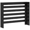 vidaXL Capac pentru radiator Stejar Negru 104 x 20 x 82 cm