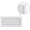 vidaXL Fereastră de subsol culoare internă albă RISOR 120 x 50 cm