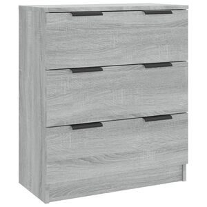 vidaXL Dulap, sonoma gri, 60x30x70 cm, lemn prelucrat