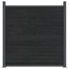 vidaXL Panou pentru gard, gri, 353x186 cm, WPC
