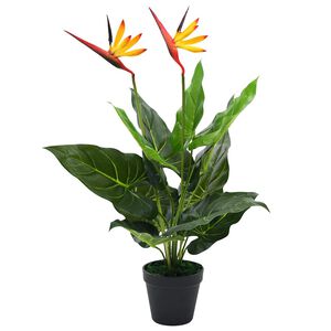vidaXL Plantă artificială Strelitzia Reginae Pasărea paradisului 66 cm