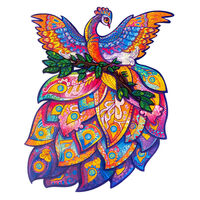 UNIDRAGON Puzzle Fairy Bird, mediu, 198 piese, 25x32 cm, lemn