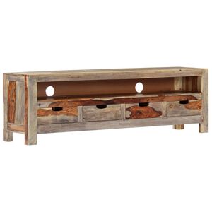 vidaXL Comodă TV, 130 x 30 x 40 cm, lemn masiv de acacia