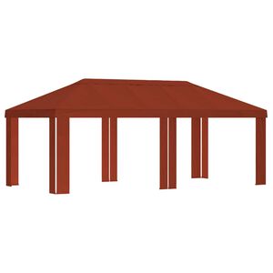 vidaXL Copertină pentru Gazebo 6 x 3 m Terracota Poliester 190