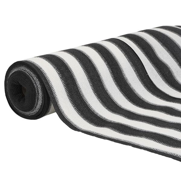 vidaXL Plasă protecție intimitate antracit/alb 1,2x25 m HDPE 75 g/m&sup2;