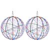vidaXL Lumină decorativă de Crăciun 2 buc. 1900 LED-uri Multicolor
