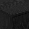 vidaXL Masă laterală Stejar Negru 35,5 x 35 x 40 cm Lemn compozit