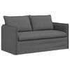 vidaXL Canapea 2 pcs Gri &icirc;nchis 196 x 82 x 85 cm țesătură