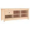 vidaXL Dulap pentru pantofi, 110x38x45,5 cm, lemn masiv de pin