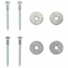 vidaXL Ancoră de Păm&acirc;nt 4 pcs Argintiu &Oslash;10 x 60 cm Metal Galvanizat
