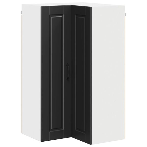 vidaXL Dulap de bucătărie cu raft Negru 57 x 57 x 100 cm Lemn compozit