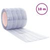 vidaXL Perdea pentru ușă, transparent, 200 mmx1,6 mm 10 m, PVC