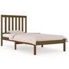 vidaXL Cadru de pat single, maro miere, 90x190 cm, lemn masiv de pin