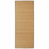 Covor dreptunghiular din bambus natural, 80 x 200 cm
