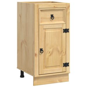 vidaXL Dulap SKI Maro Miere 40 x 46 x 81,5 cm Lemn de pin masiv