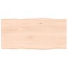 vidaXL Blat masă 80x40x(2-4) cm lemn stejar netratat contur organic