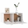 vidaXL Dulap de perete, alb extralucios, 80x36,5x35 cm, lemn compozit