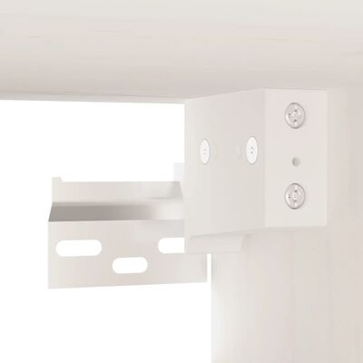 vidaXL Dulap de perete, alb, 80x30x30 cm, lemn masiv de pin
