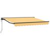 vidaXL Copertină retractabilă Nisipiu 3,5 x 2,5 m