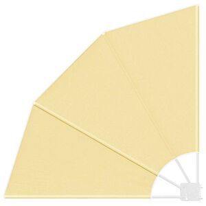 vidaXL Ecran de intimitate pentru balcon Nisipiu 115 x 115 cm