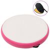 vidaXL Saltea gimnastică gonflabilă cu pompă, roz, 100x100x20 cm, PVC