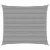 vidaXL P&acirc;nză de umbră 6 x 8 m HDPE Dreptunghiular Antracit și Alb