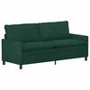 vidaXL Canapea Verde &icirc;nchis 196 x 81 x 87,5 cm Catifea