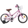 vidaXL Bicicletă pentru Copii 14 Inci pentru 3-5 ani Roz deschis