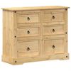 vidaXL Dulap cu sertare &bdquo;Corona&rdquo;, 110x43x91 cm, lemn masiv de pin