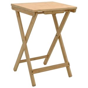 vidaXL Masă de bucătărie Manual natural 40 x 30 x 53,5 cm Bambus