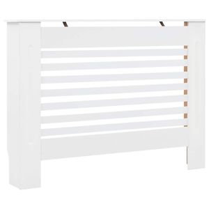 vidaXL Mască pentru calorifer, alb, 112x19x81,5 cm, MDF