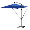 vidaXL Parasol banana cu brațe albastru 249 x 249 x 250 cm