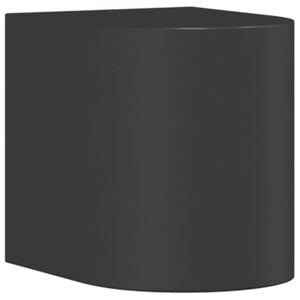 vidaXL Lampă exterioară de perete, negru, aluminiu turnat sub presiune