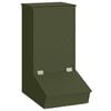 vidaXL Feeder pentru porci Verde măsliniu 55 x 38 x 76 cm