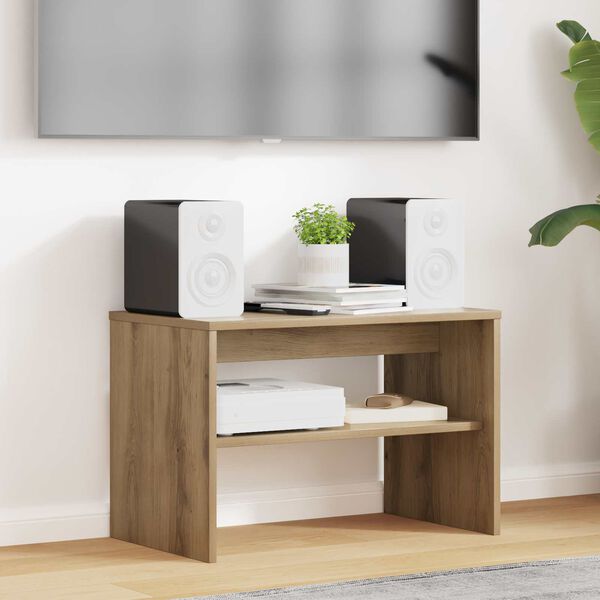 vidaXL Cabinet TV Stejar Artizanal 60 x 35 x 40 cm Lemn compozit