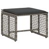 vidaXL Set de Mobilier pentru Exterior cu pernă 5 pcs Gri