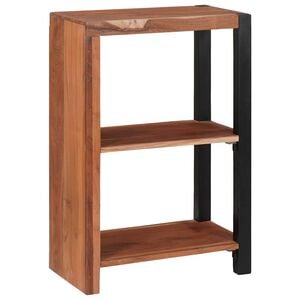 vidaXL Raft pentru cărți Maro 50 x 30 x 75 cm Lemn Solid de Acacia