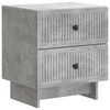 vidaXL Dulap de noapte Gri Beton 43 x 34,5 x 47,5 cm Lemn prelucrat